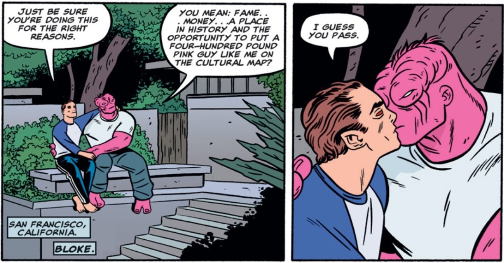 First kiss between two men in Marvel comics