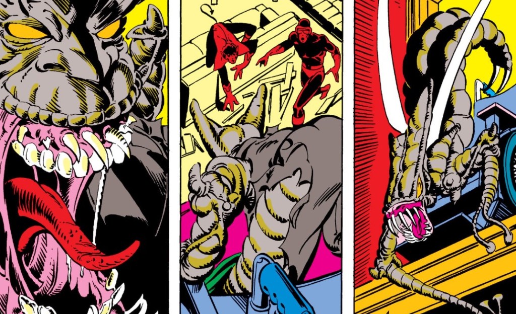 Charles Xavier transforms into a Brood