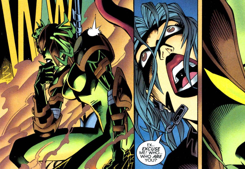 Wonder Woman lands on Earth-9 and meets Lori Lemaris