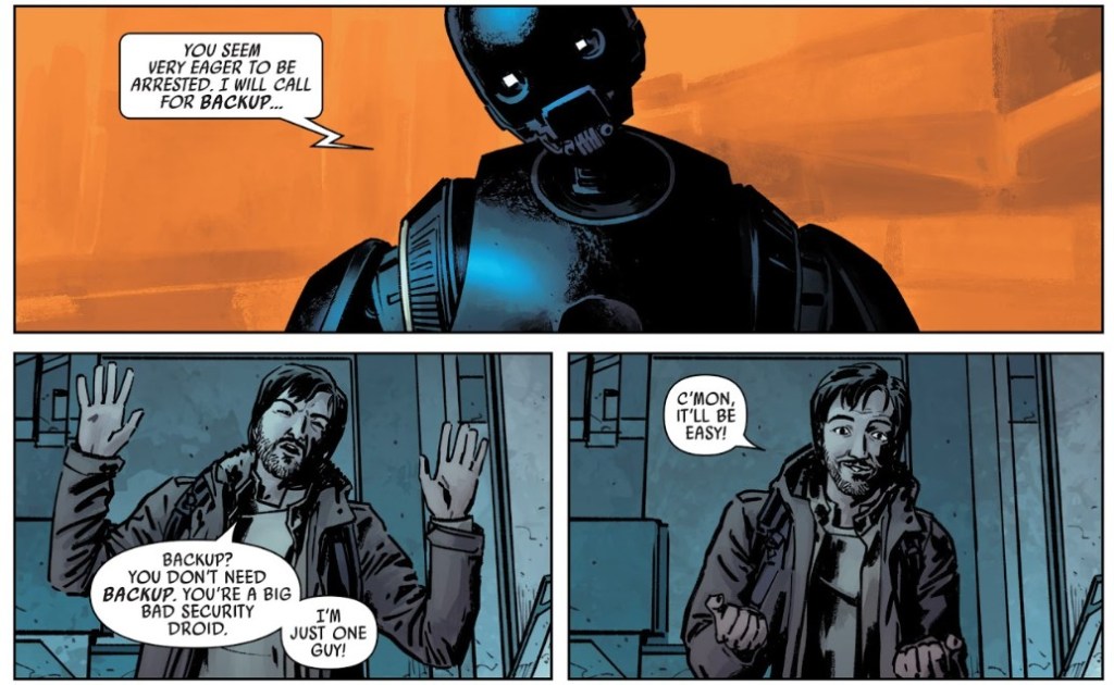 Cassian Andor goads K-2SO