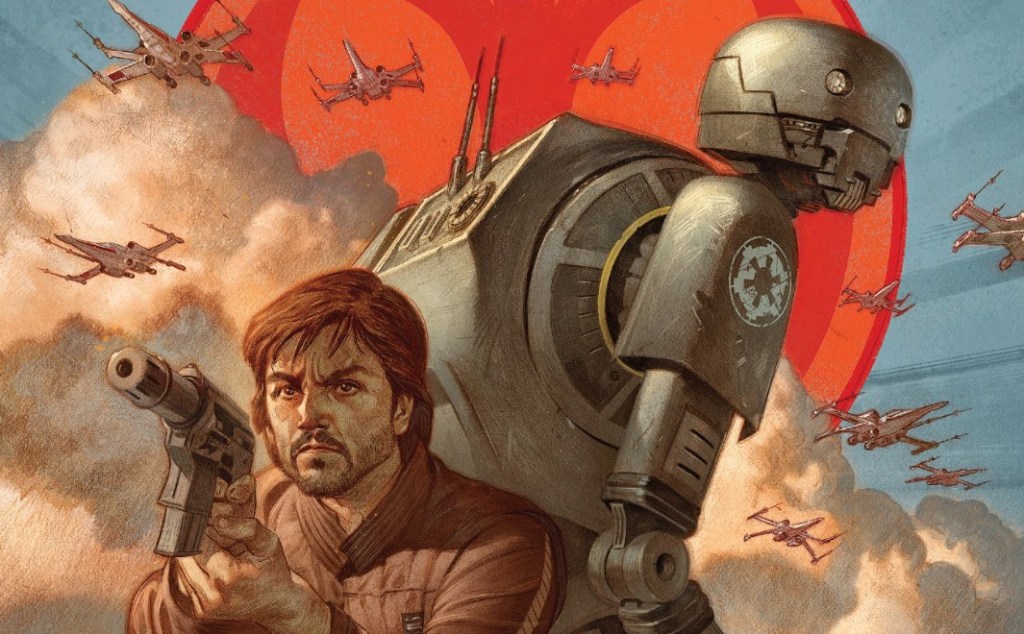 Cassian Andor and K-2SO, by Julian Totino Tedesco