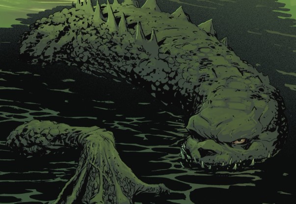 Waylon Jones as Absolute Killer Croc, cover of Absolute Batman 12