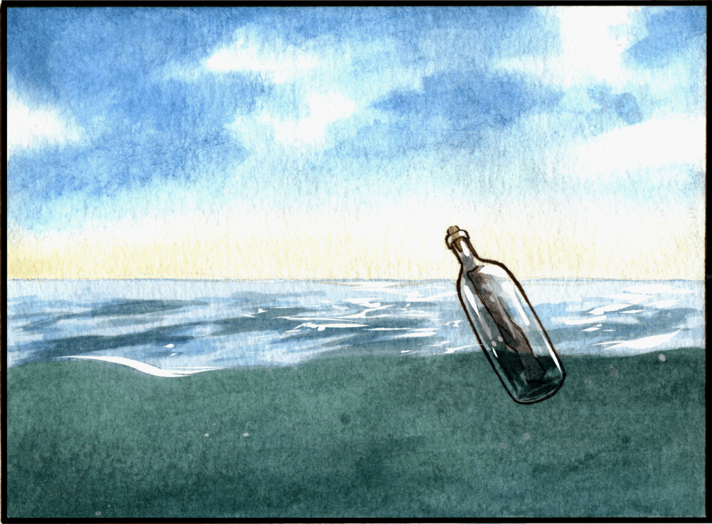 Message in a bottle from Before We Sail