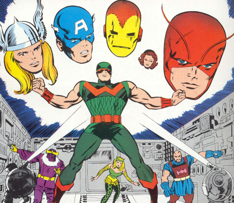 Wonder Man first appearance on the cover of Avengers 9
