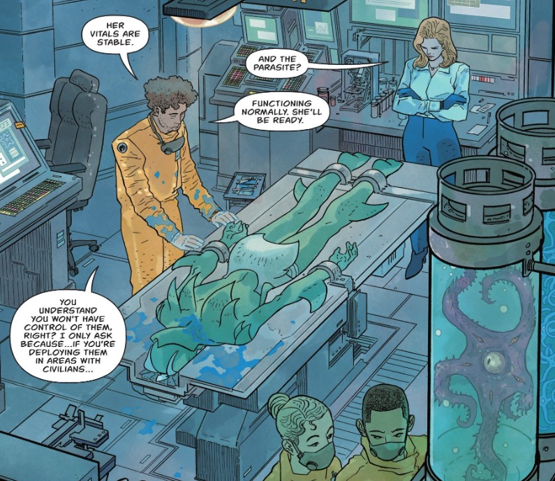 Cale uses the Starro parasite